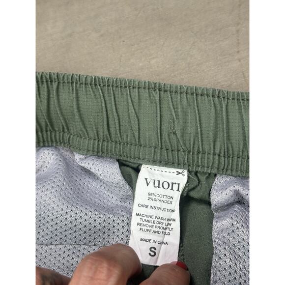 Vuori Ripstop Olive Green Straight Leg Casual Pants Size Small Retail $130 - Picture 3 of 6